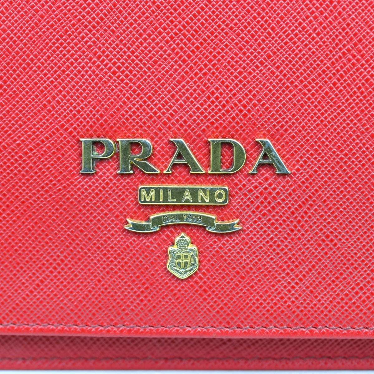 Prada Saffiano Chain Wallet