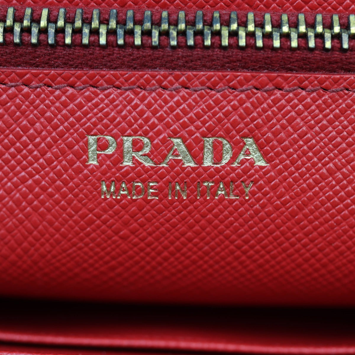 Prada Saffiano Chain Wallet