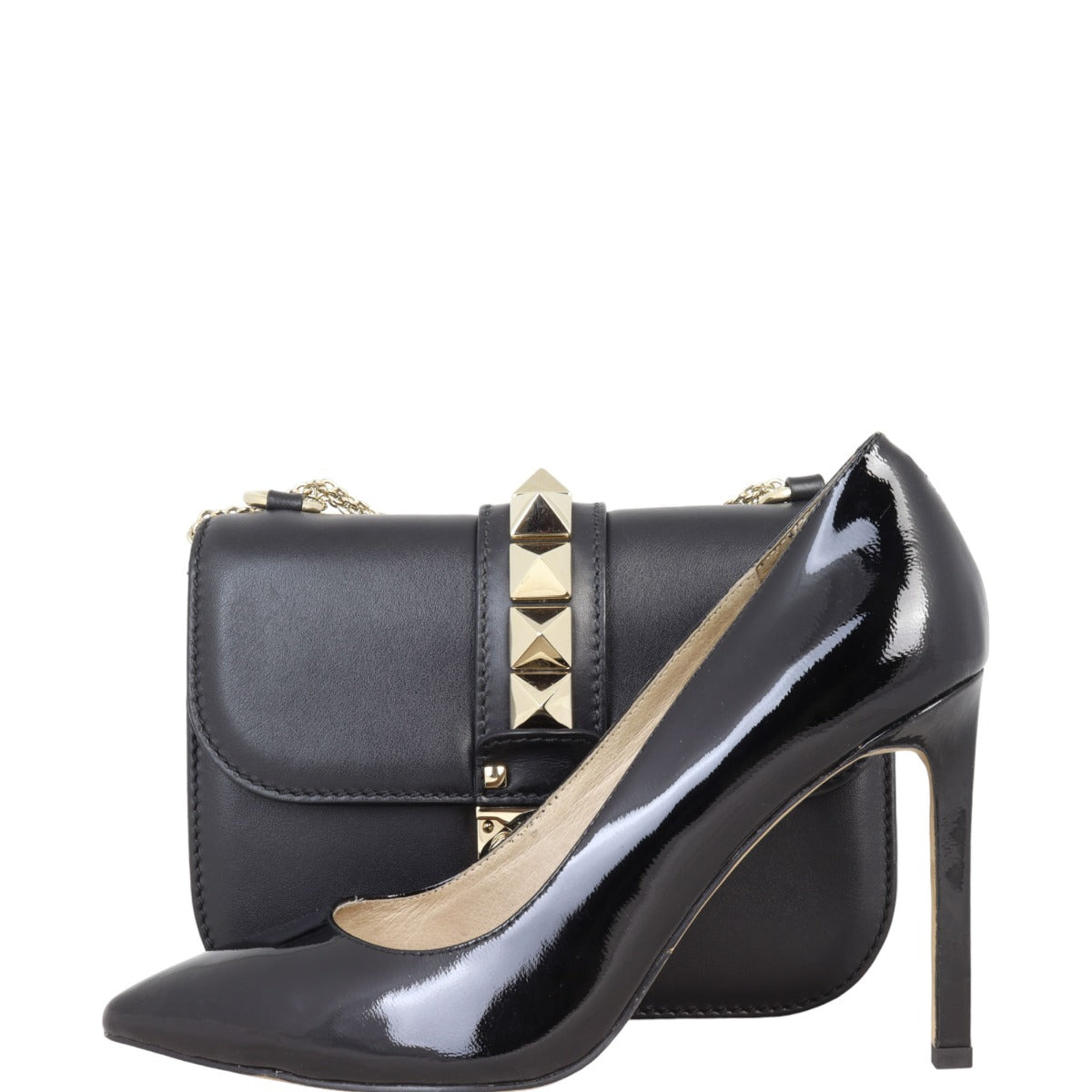 Valentino Glam Lock Small Shoulder Bag