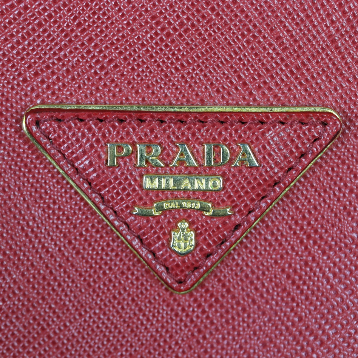 Prada Saffiano Lux Galleria Double Zip Tote Small Hardware