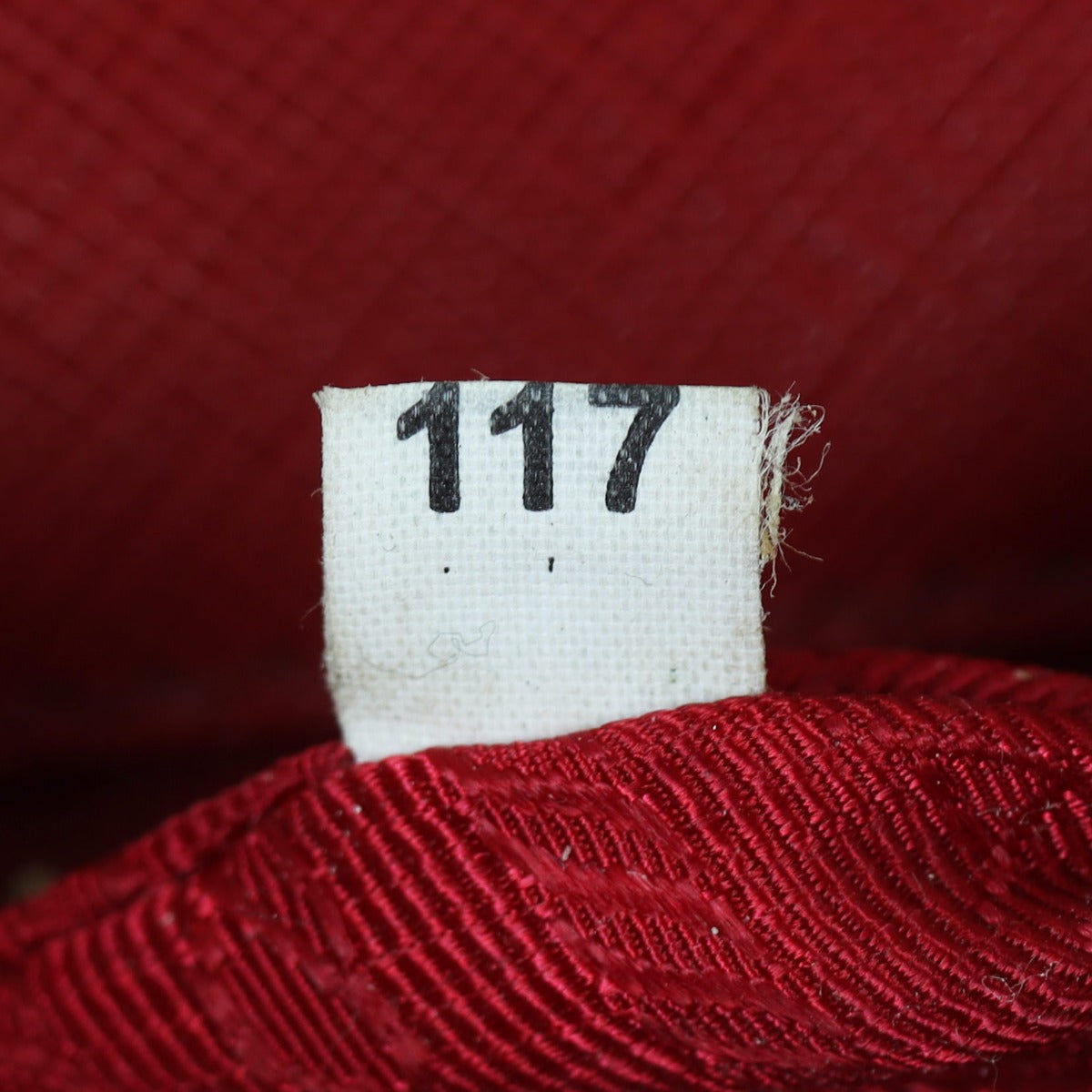 Prada Saffiano Lux Galleria Double Zip Tote Small Tag