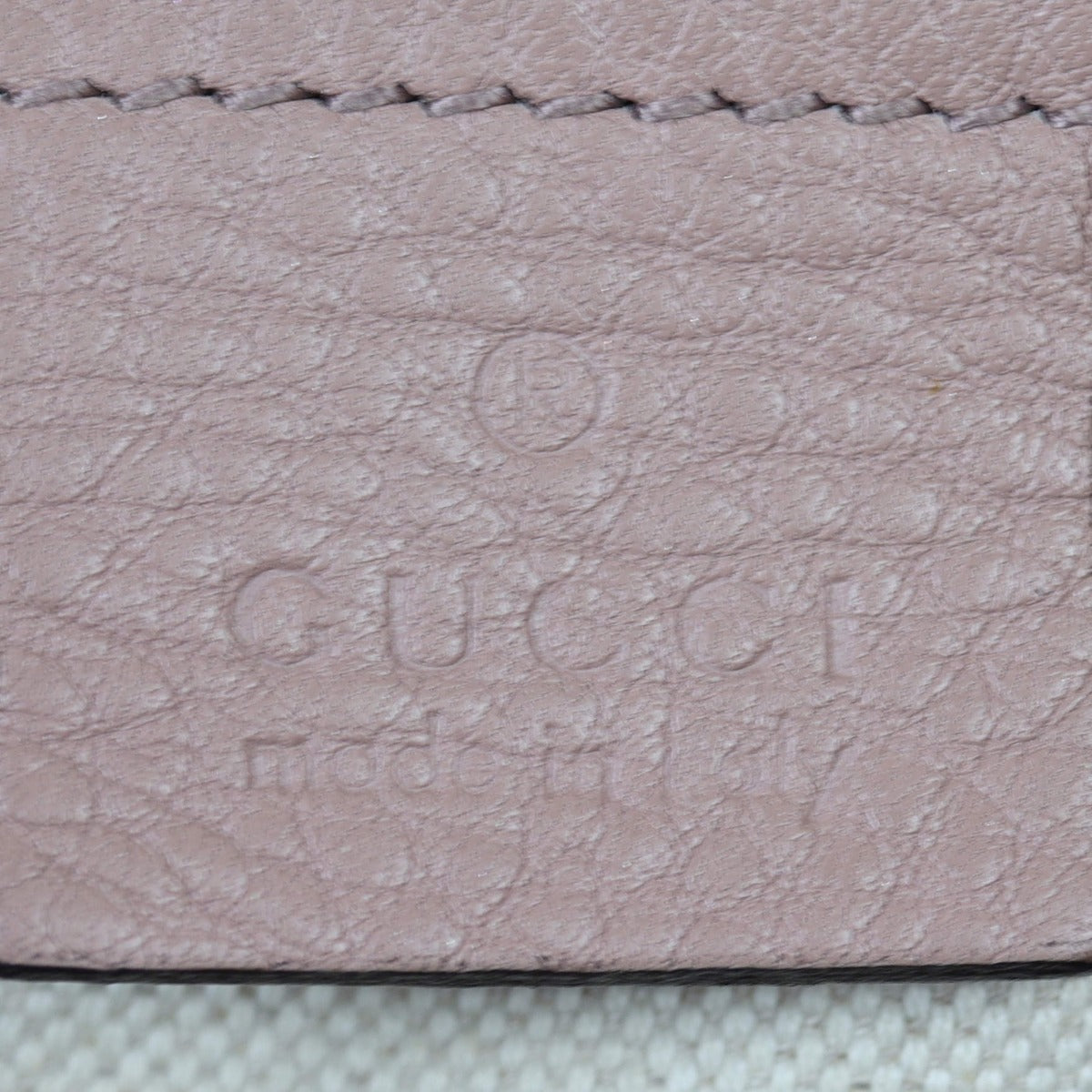 Gucci Bamboo Shopper Tote Small Interior Stamp