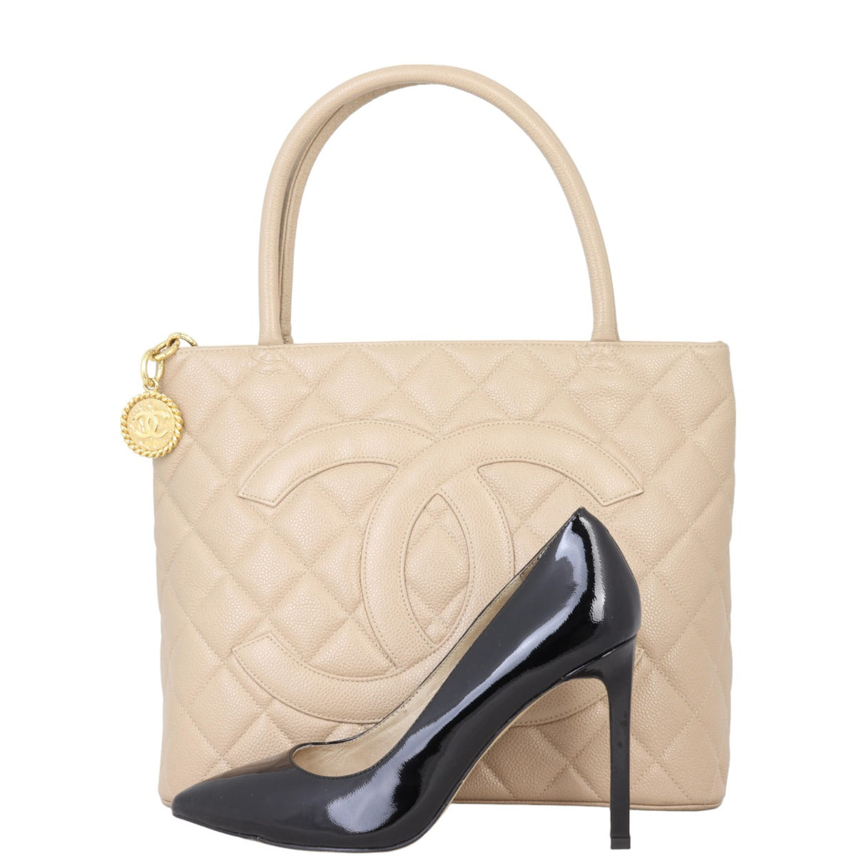 Chanel Medallion Tote | Beige