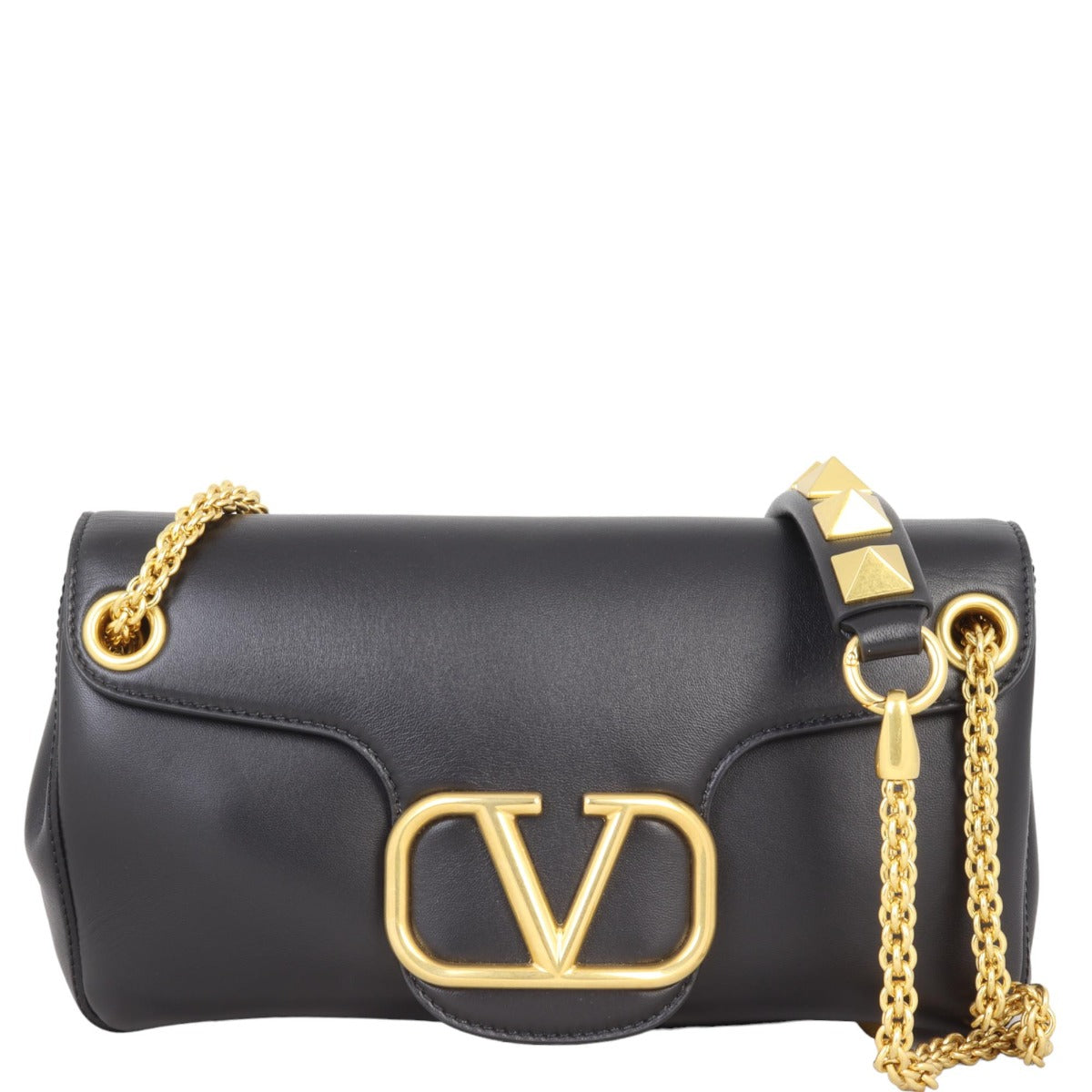 Valentino VLogo Stud Sign Shoulder Bag