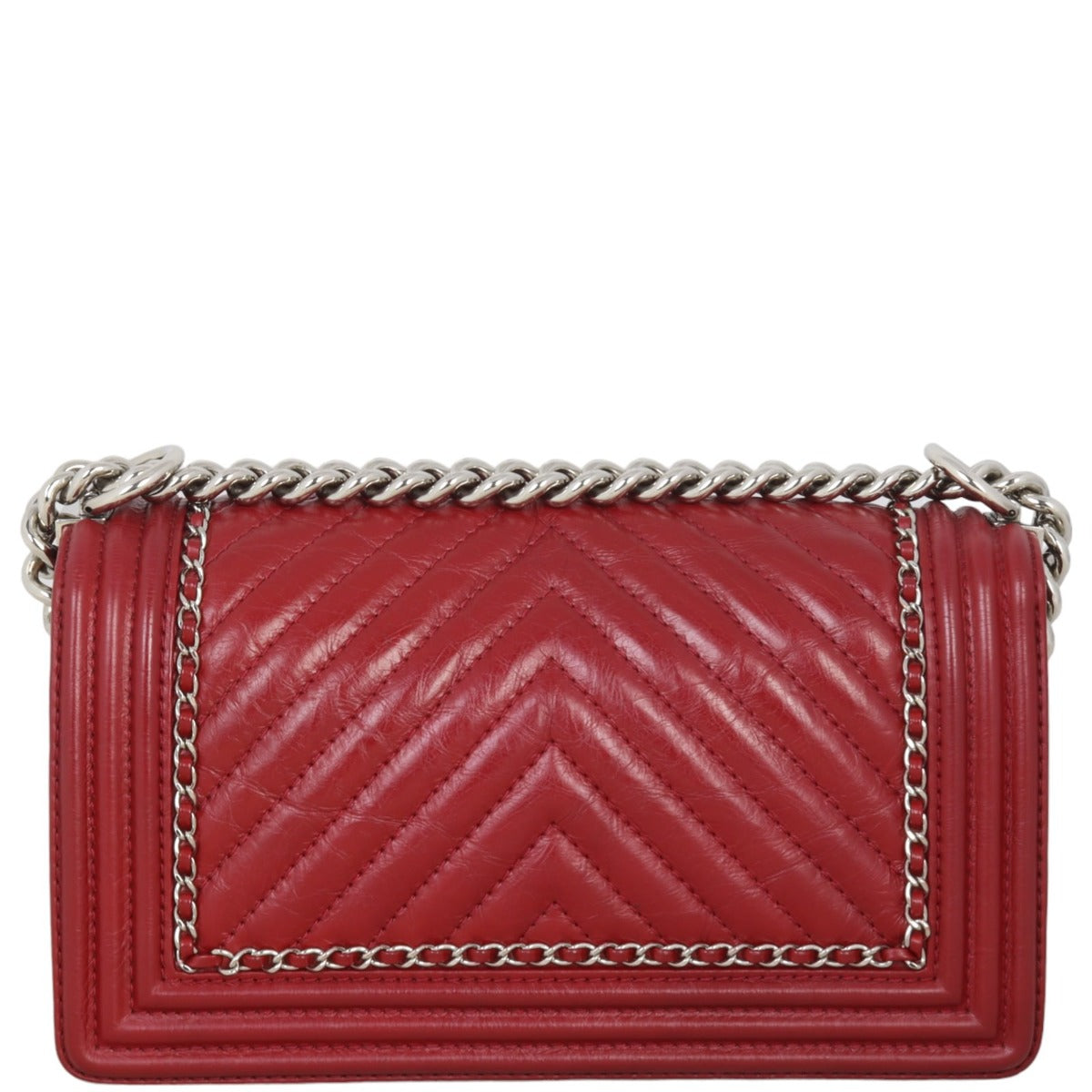 Chanel Boy Old Medium Chevron Chain