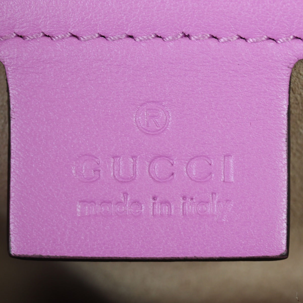 Gucci GG Marmont Tote Small Interior Stamp