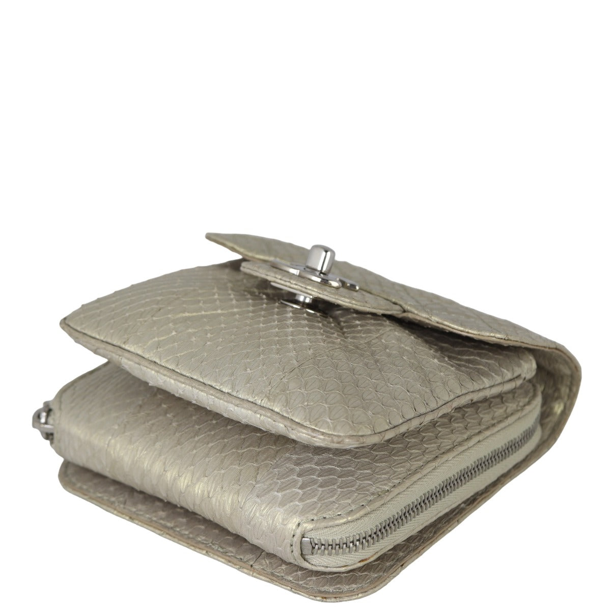 Chanel Python Flap Bag Extra Mini | Gold