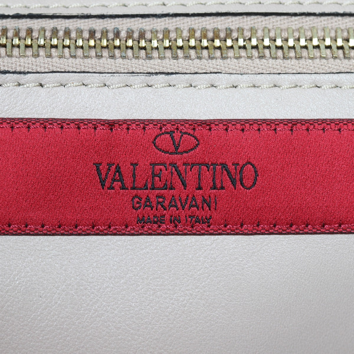 Valentino Rockstud Tote Small Interior Stamp