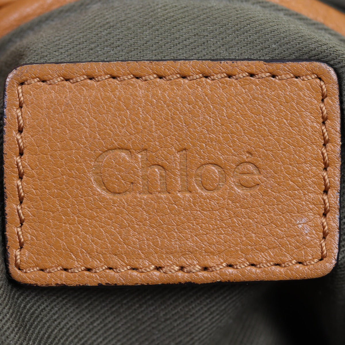 Chloe Marcie Satchel Medium Interior Stamp