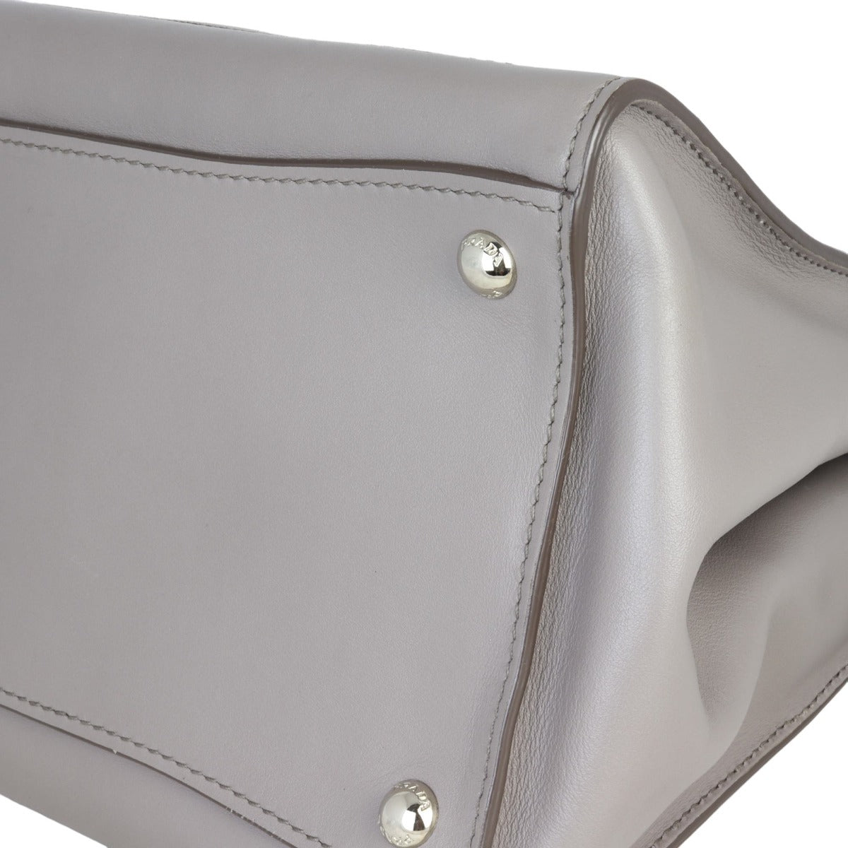 Prada Tassel Twin Pocket Calfskin Tote Small