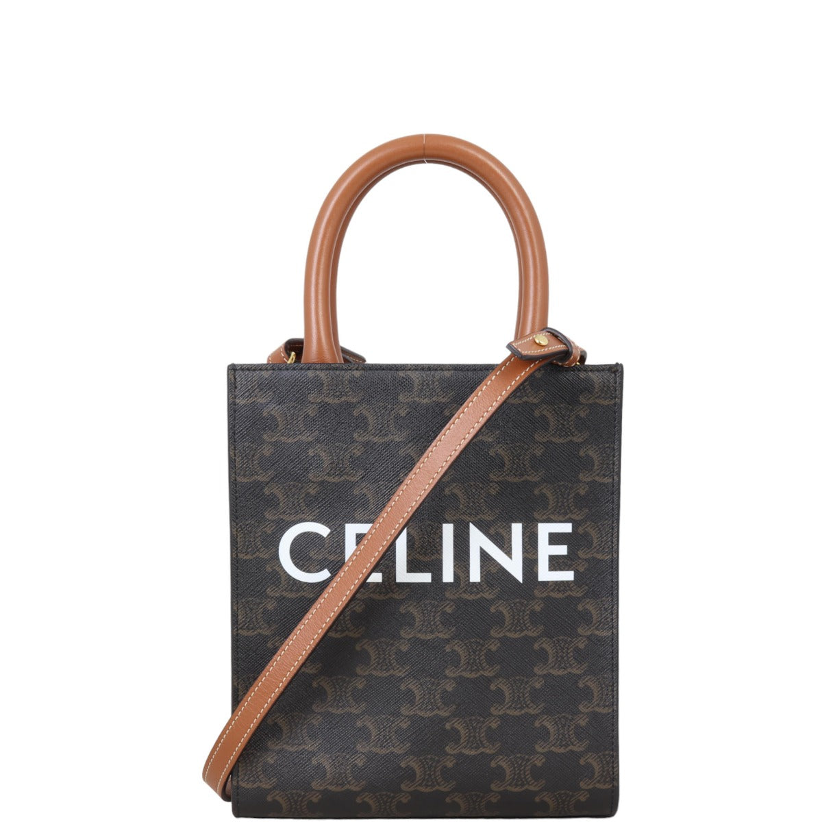 Celine Triomphe Vertical Cabas Tote Mini