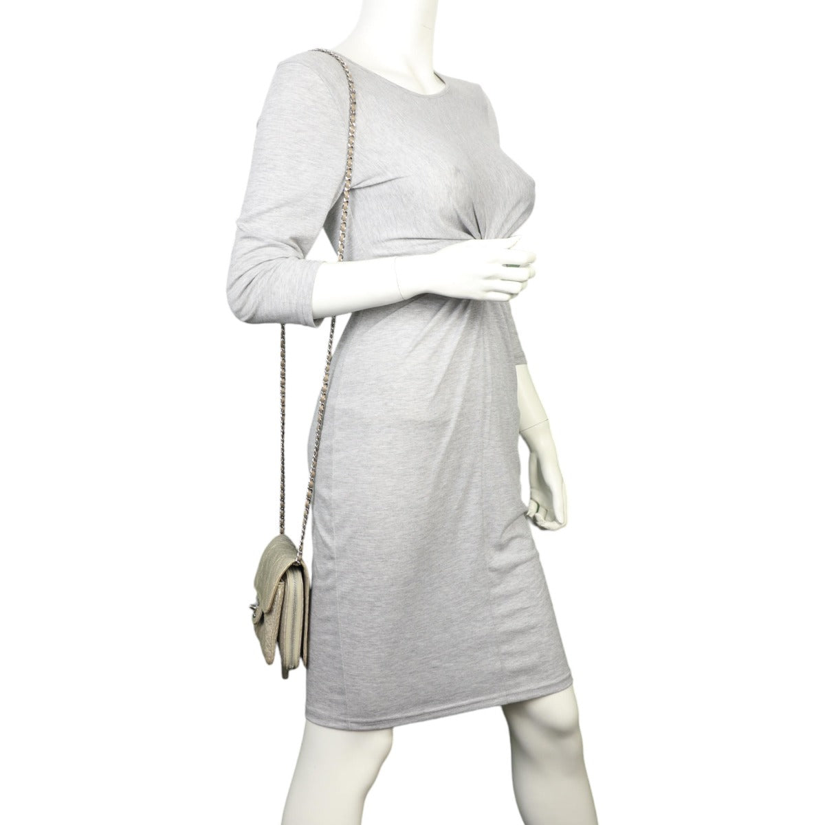 Chanel Python Flap Bag Extra Mini | Gold Diamond