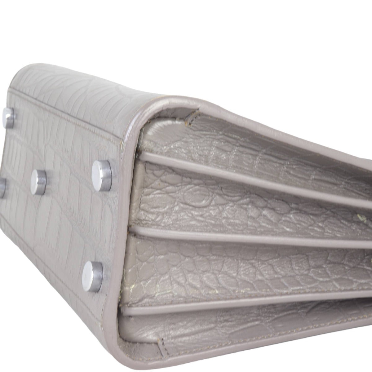 Saint Laurent Sac de Jour Nano Croc-Embossed