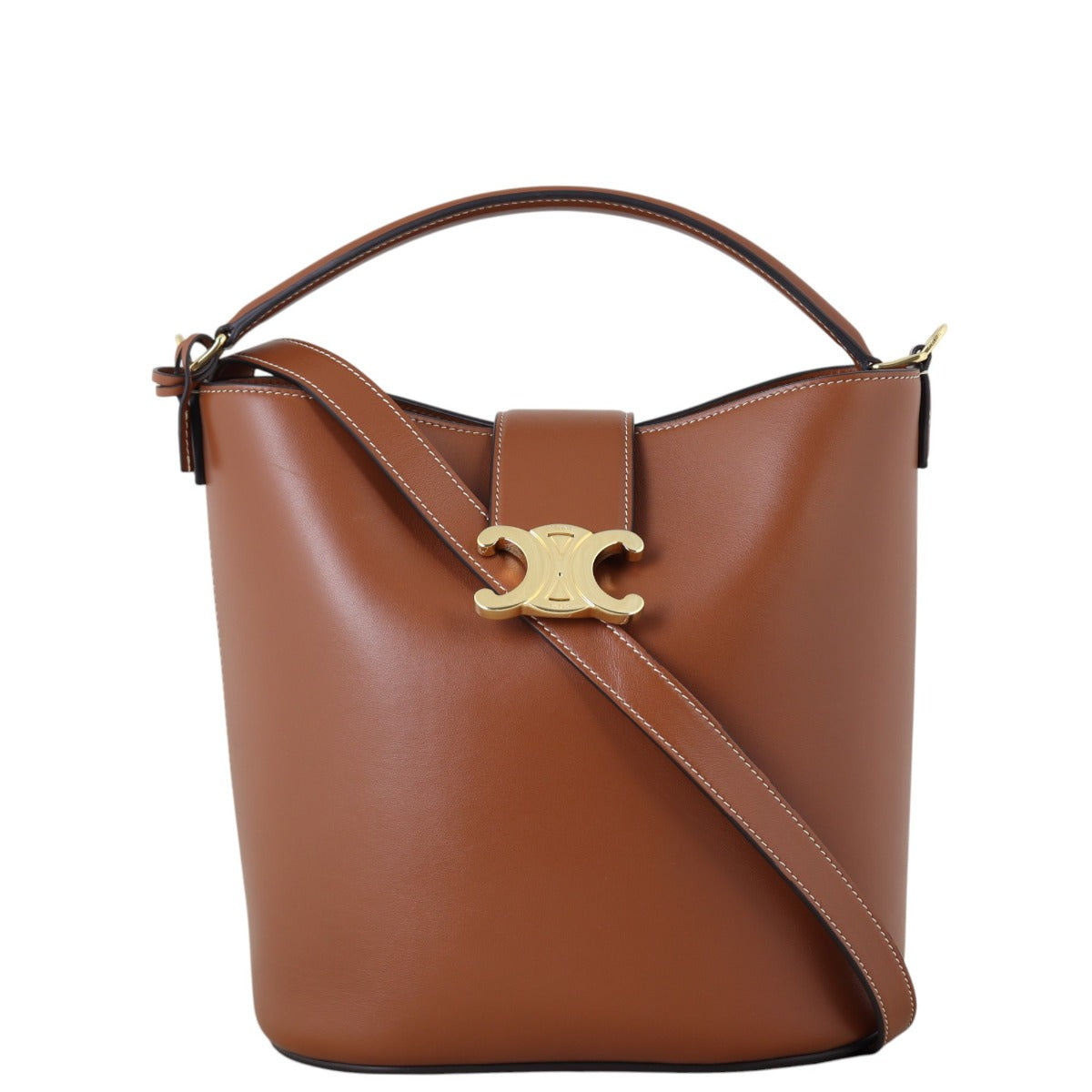 Celine Louise Triomphe Bucket Bag Medium