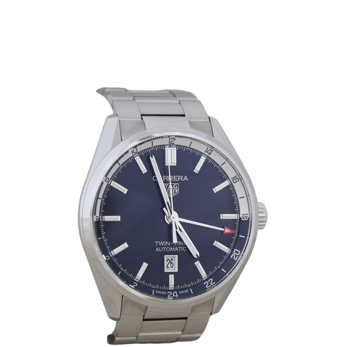 TAG Heuer Carrera Calibre 7 Twin-Time 41mm Watch