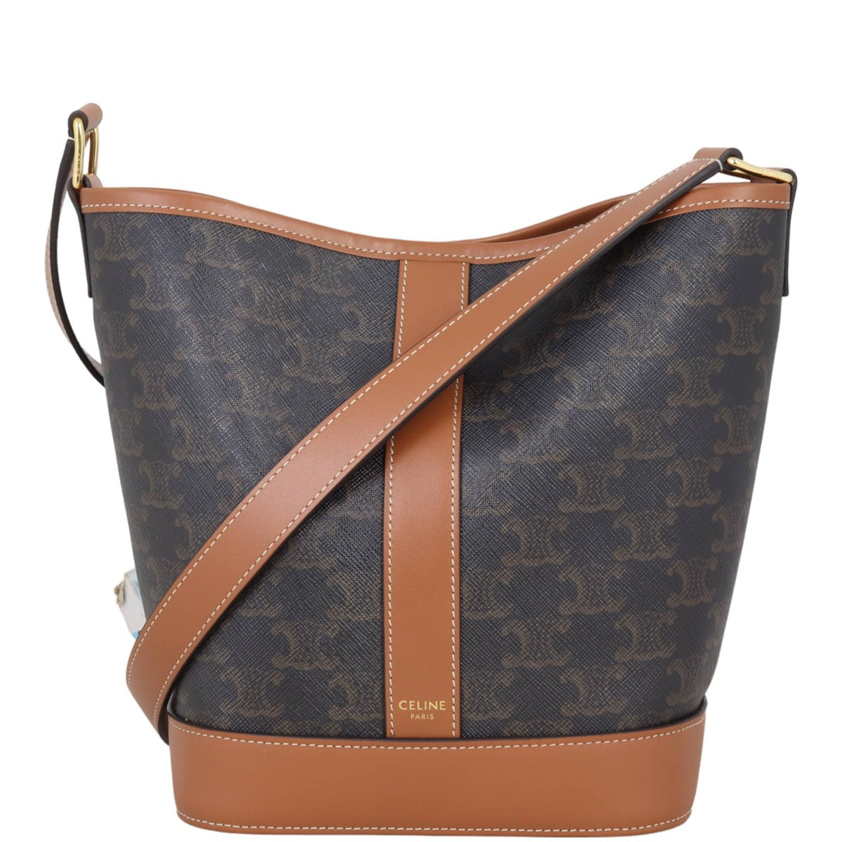 Celine Triomphe Bucket Bag Small