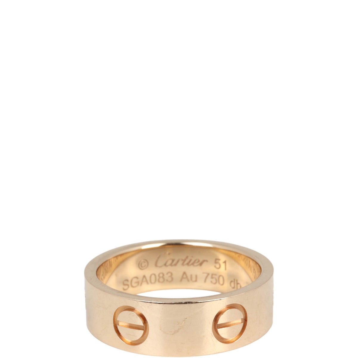 Cartier Love Ring 18k Rose Gold