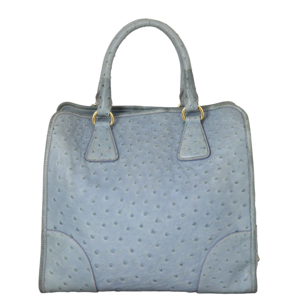 Prada Double Bag Ostrich