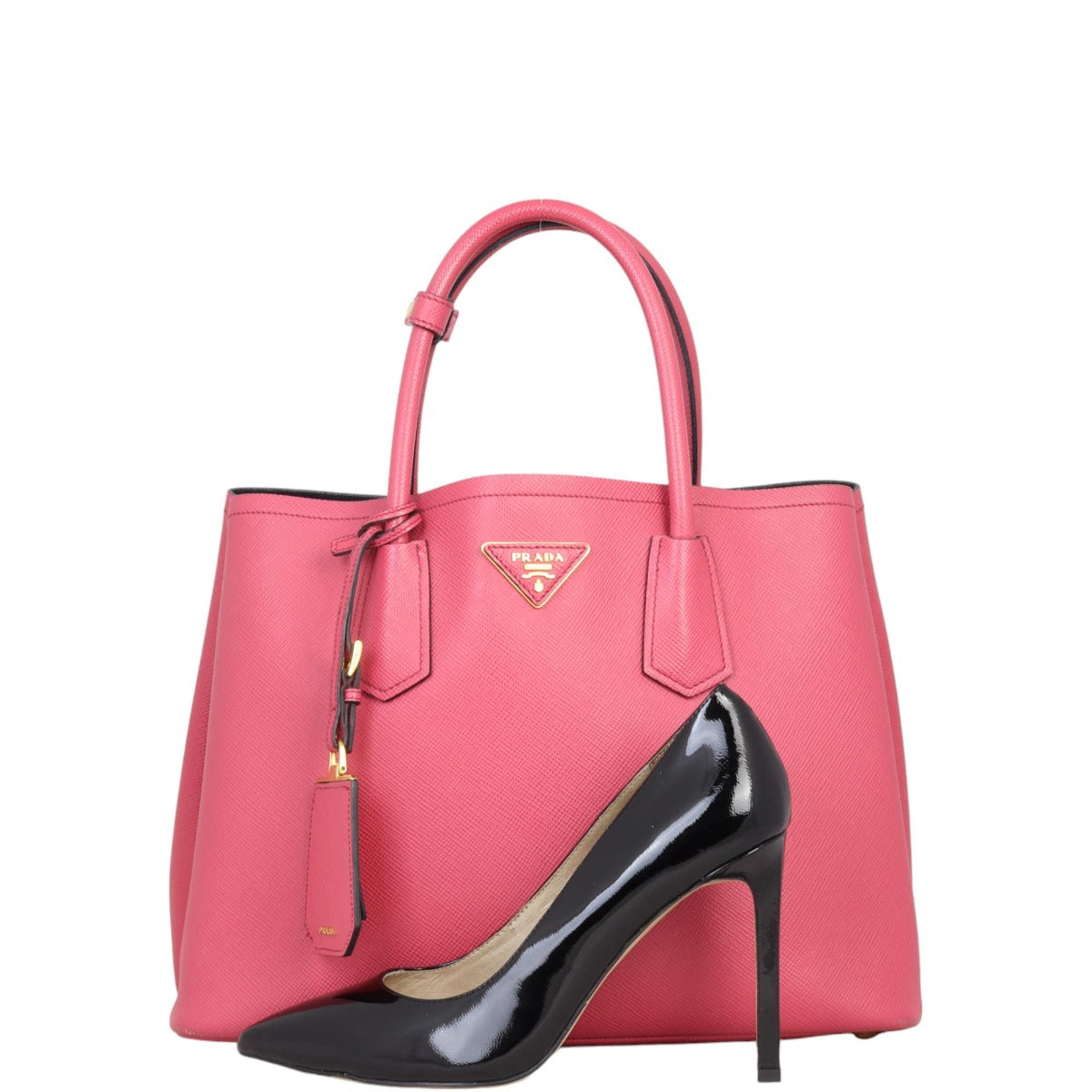 Prada Saffiano Cuir Double Bag Medium
