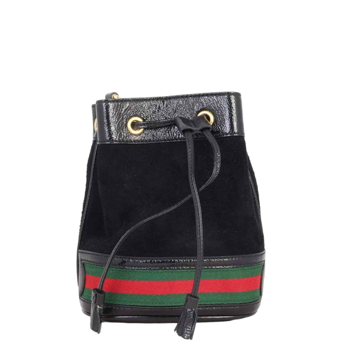 Gucci Ophidia Suede Bucket Bag Mini