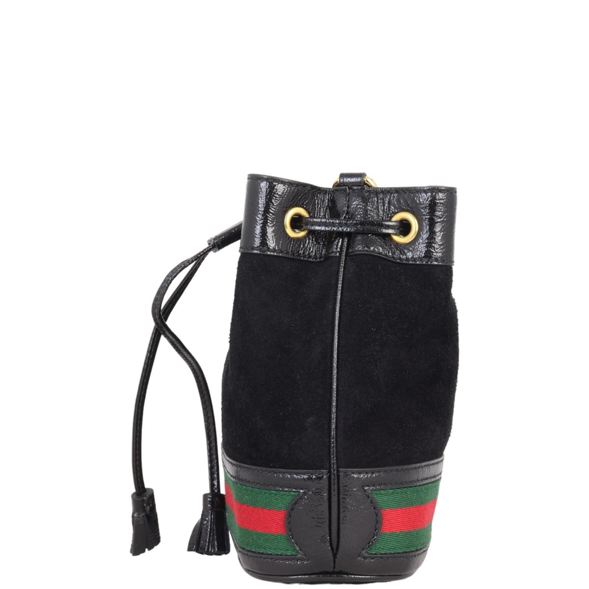 Gucci Ophidia Suede Bucket Bag Mini