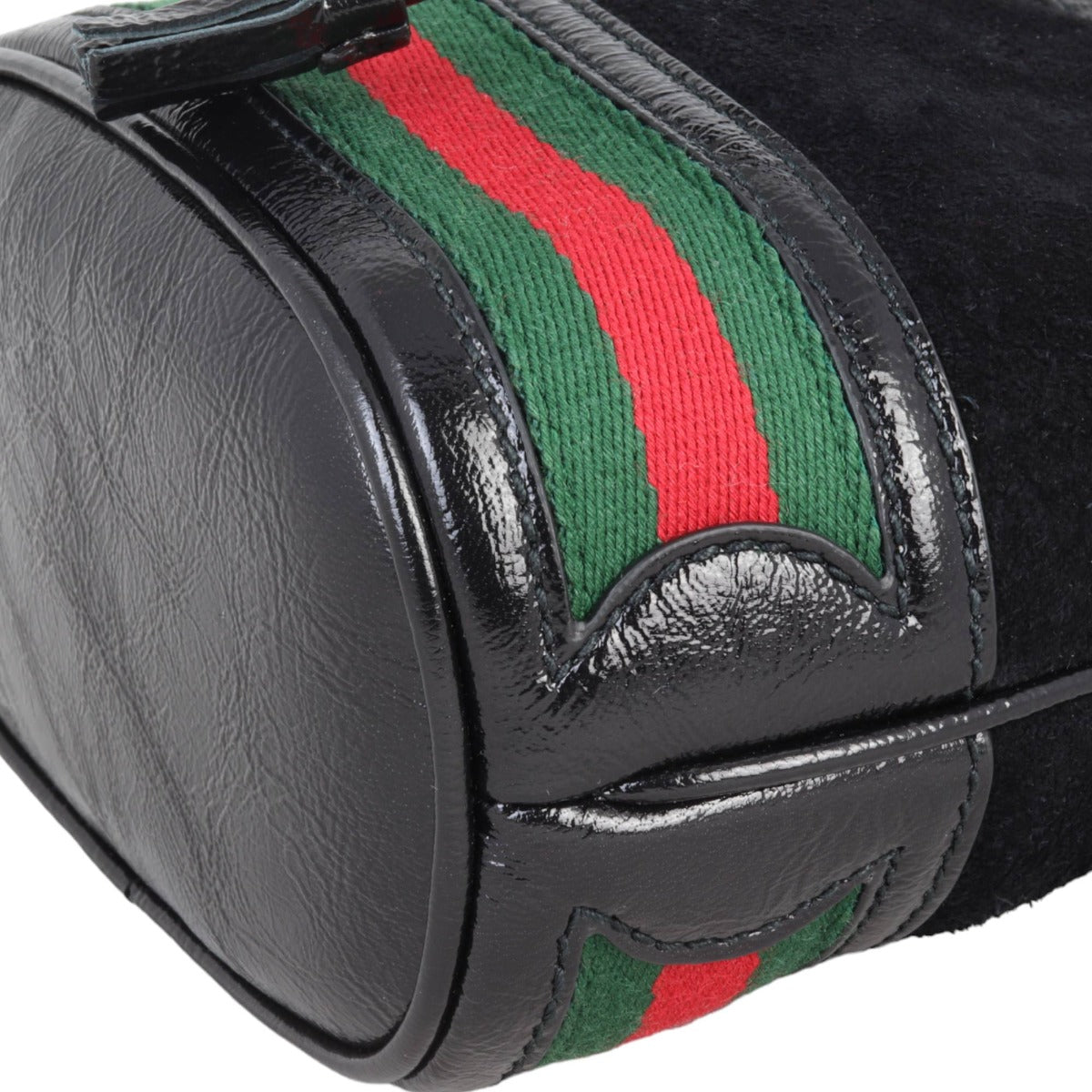 Gucci Ophidia Suede Bucket Bag Mini