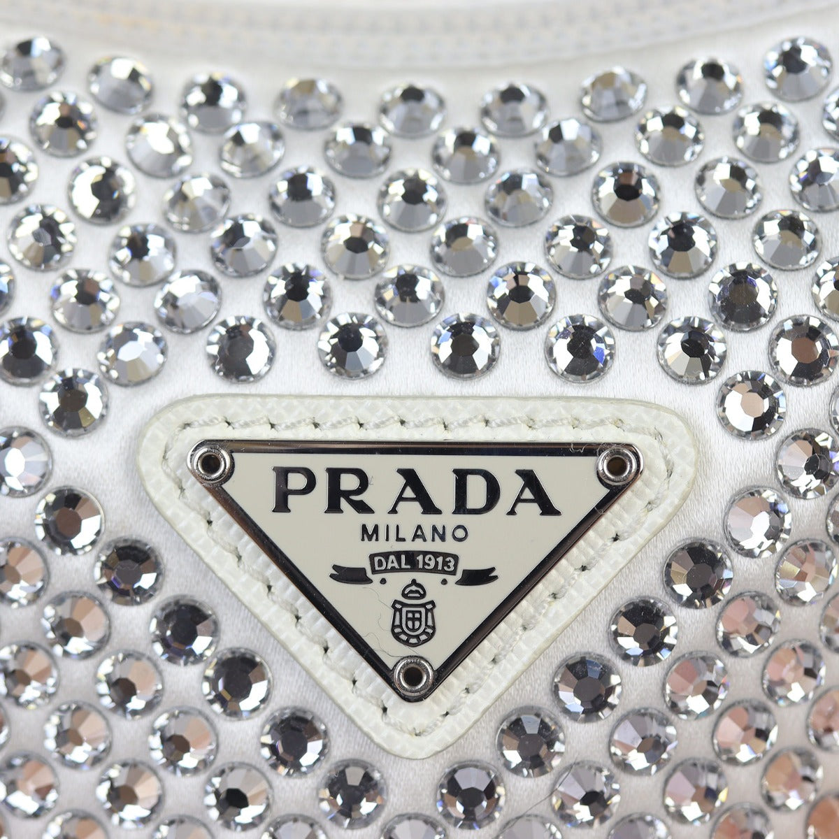 Prada Re-Edition 2000 Satin Crystal Mini Bag