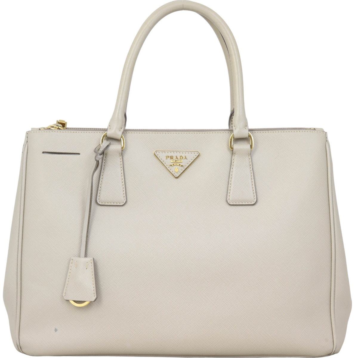 Prada Saffiano Lux Galleria Double Zip Tote Medium