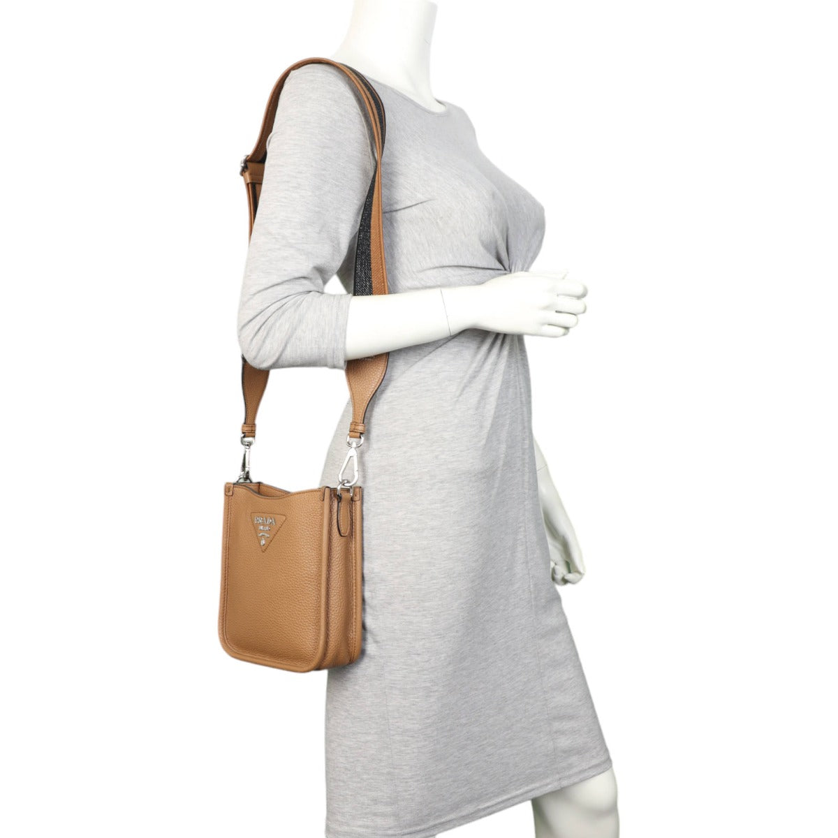 Prada Vitello Daino Soft Mini Shoulder Bag