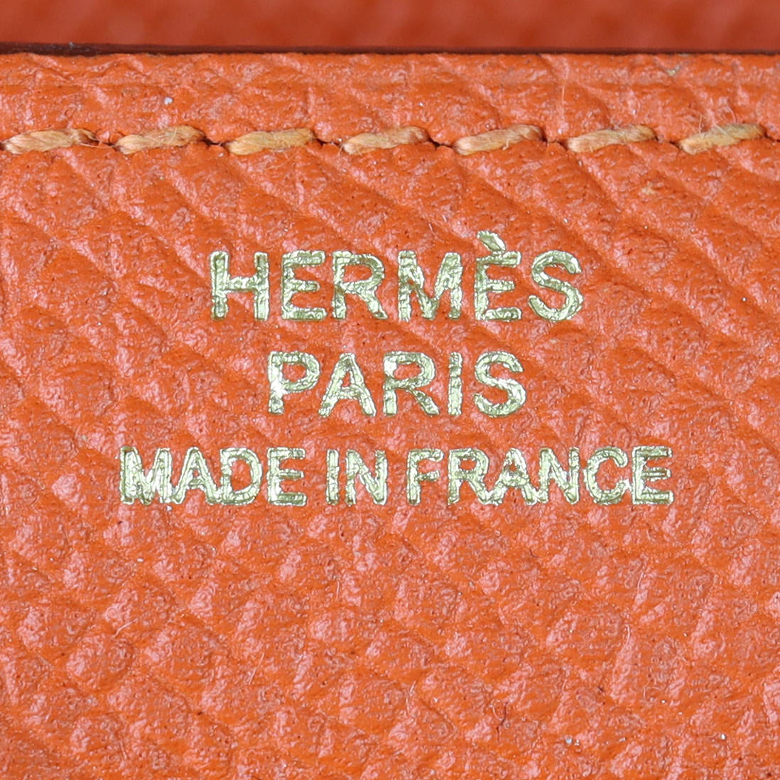 Hermes Kelly Classic Long Wallet Epsom Interior Stamp