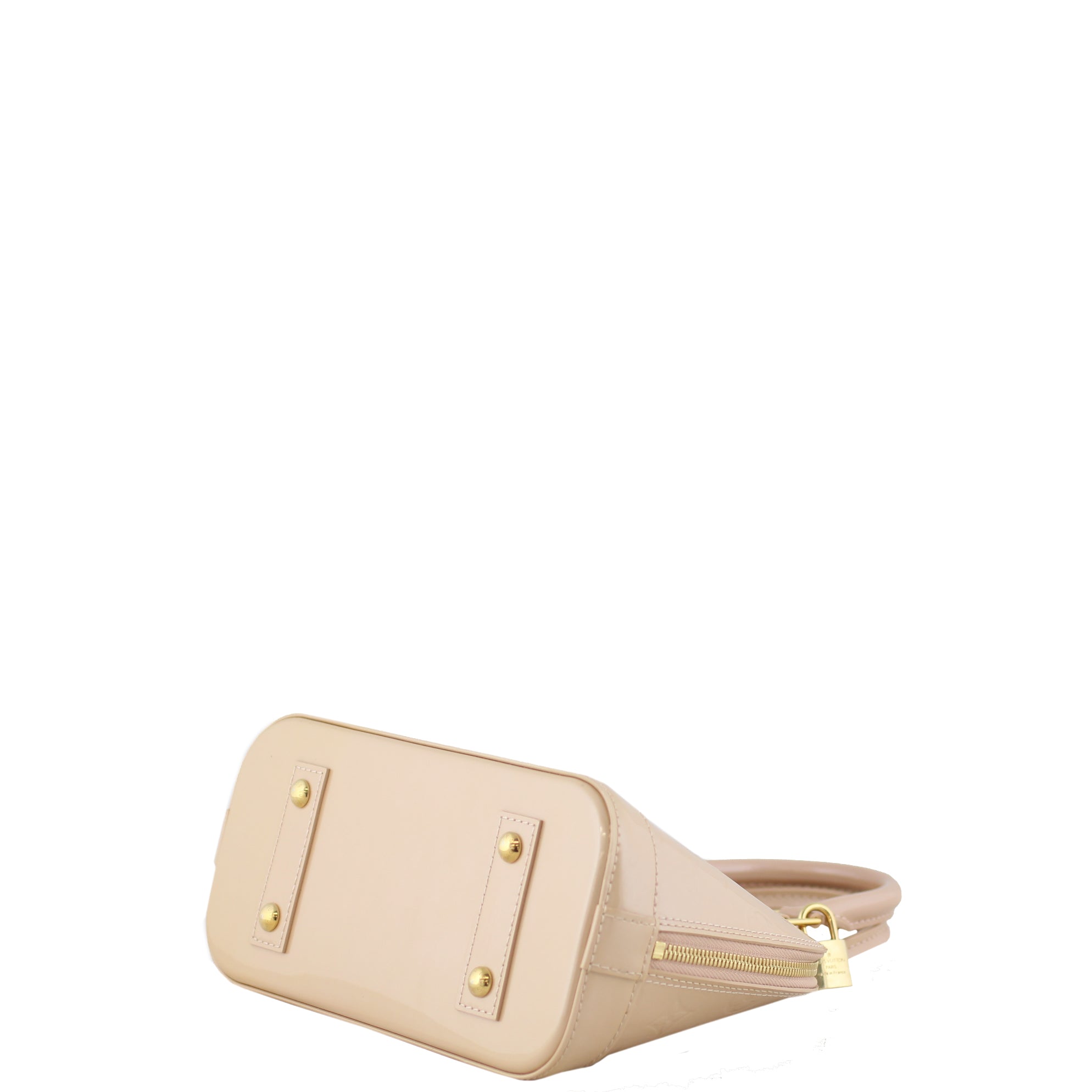 Louis Vuitton Alma BB Monogram Vernis Corner