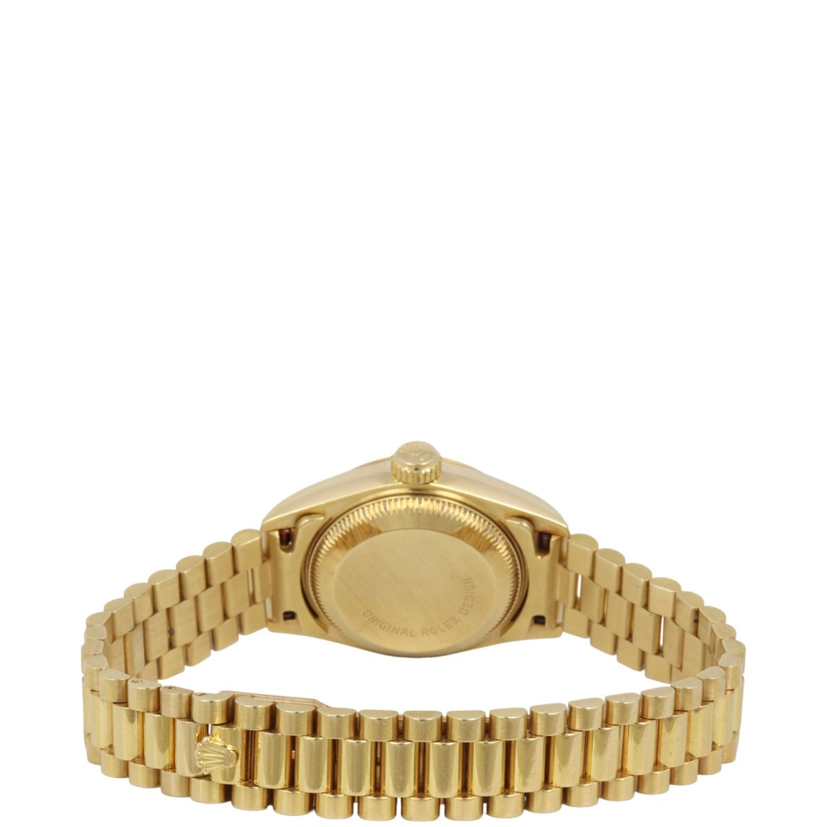 Rolex Oyster Perpetual Lady Datejust 26mm Diamond 18k Gold Watch