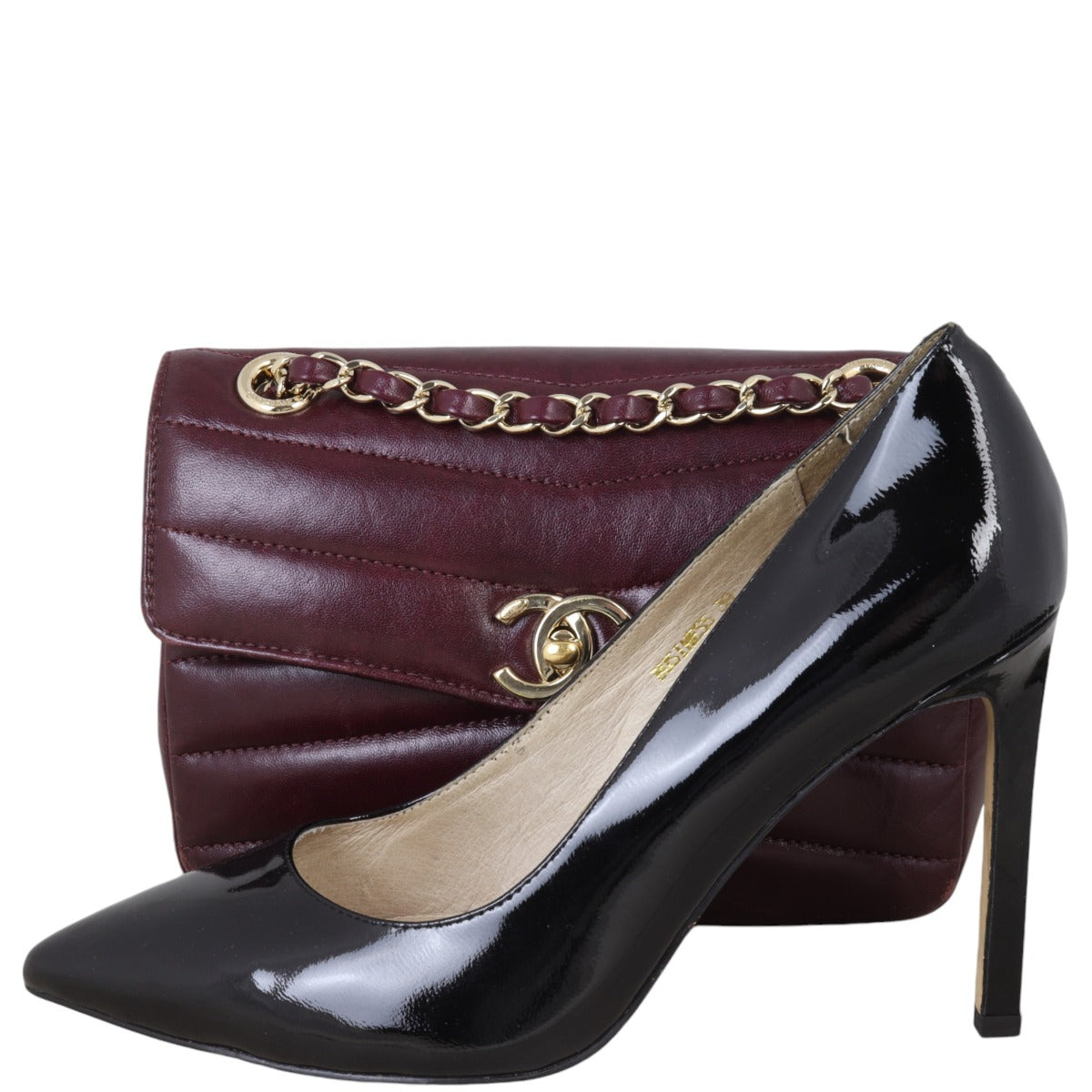 Chanel Chevron Miroir Flap Bag Small