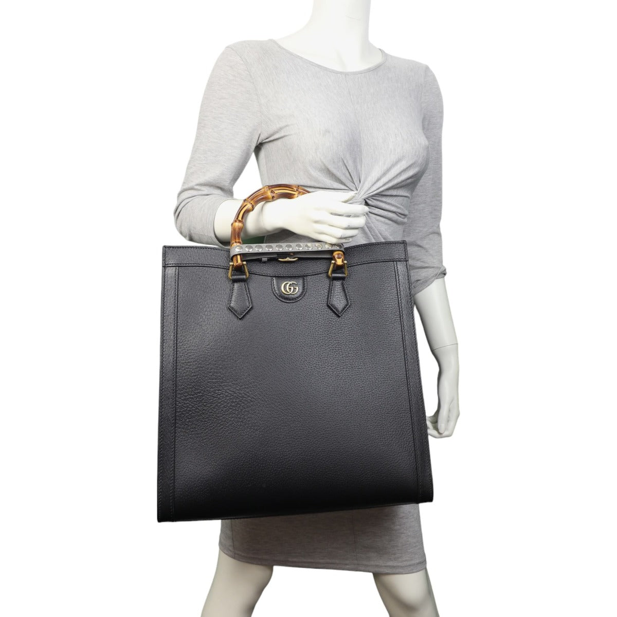 Gucci Diana Bamboo Top Handle Tote Large