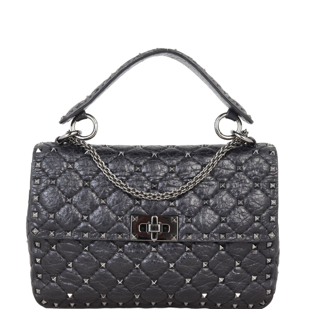 Valentino Rockstud Spike Medium Shoulder Bag