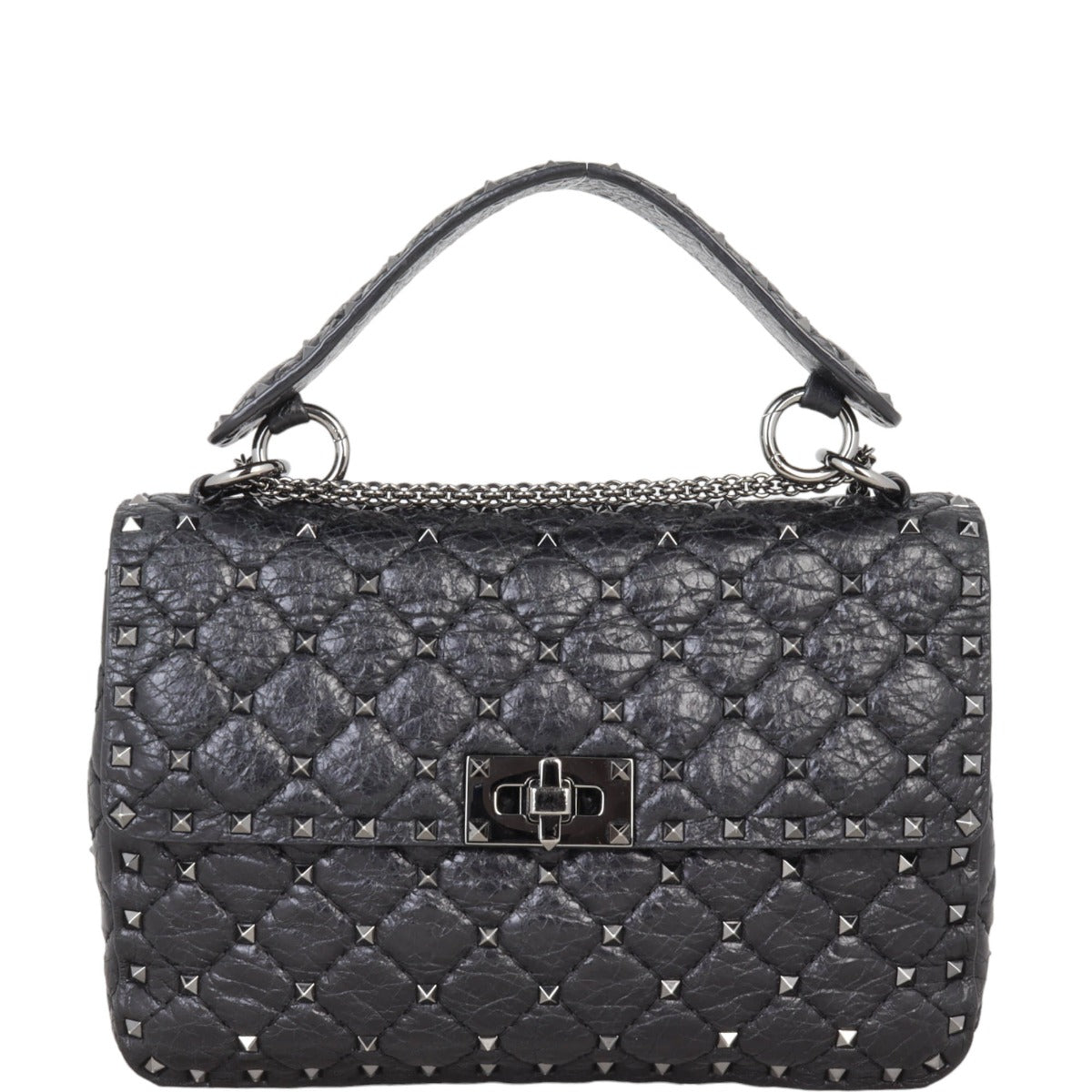 Valentino Rockstud Spike Medium Shoulder Bag