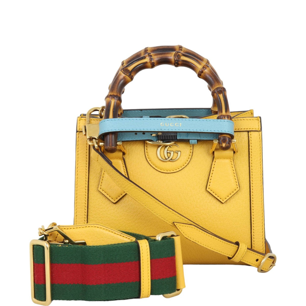 Gucci Diana Bamboo Top Handle Mini Tote