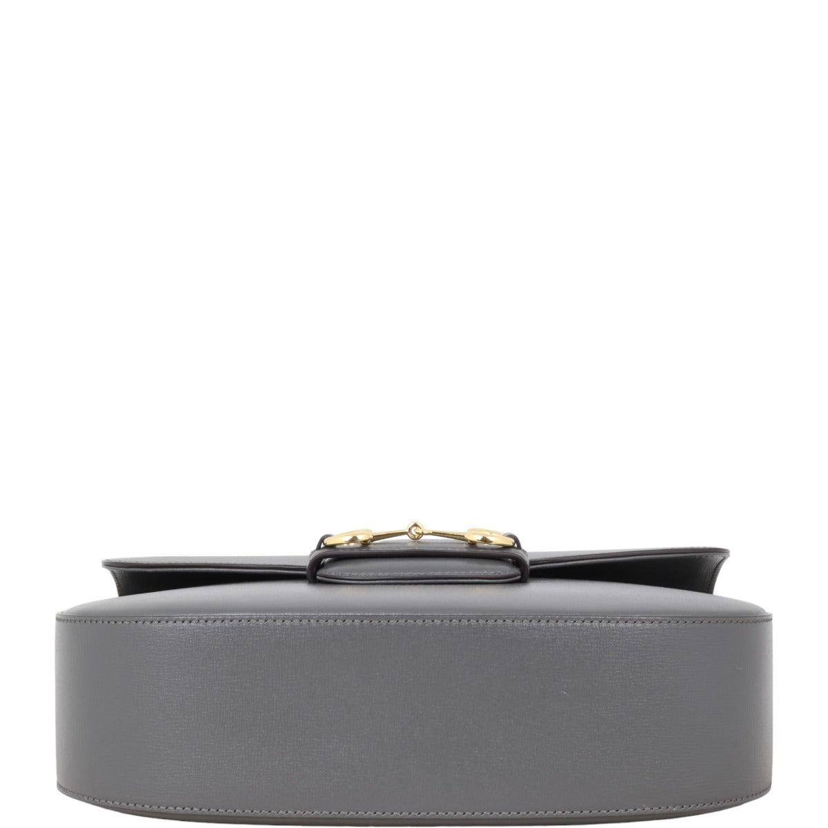 Gucci Leather Horsebit Shoulder Bag Large