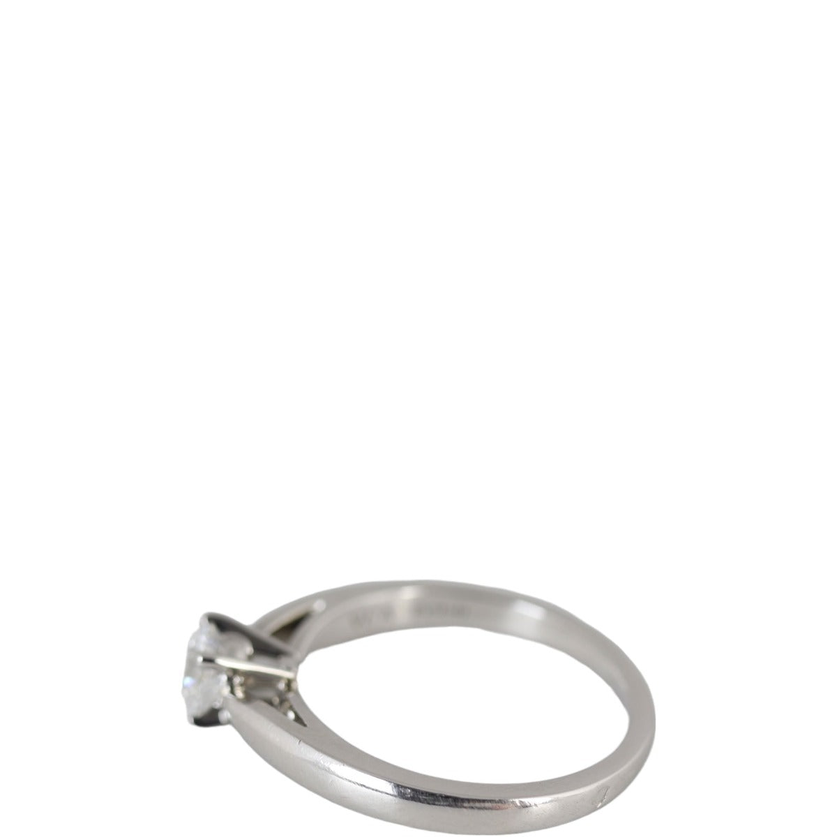 Van Cleef & Arpels Bonheur Solitaire Diamond Platinum Ring