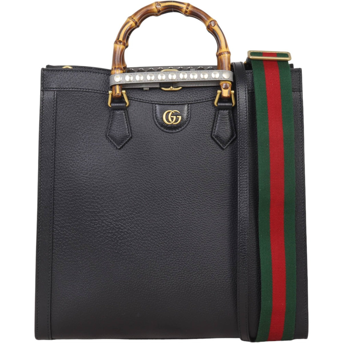 Gucci Diana Bamboo Top Handle Tote Large