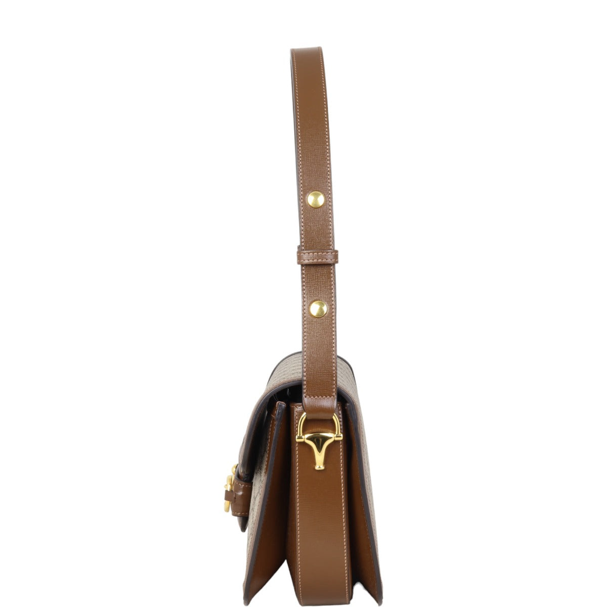 Gucci GG Supreme Horsebit Shoulder Bag