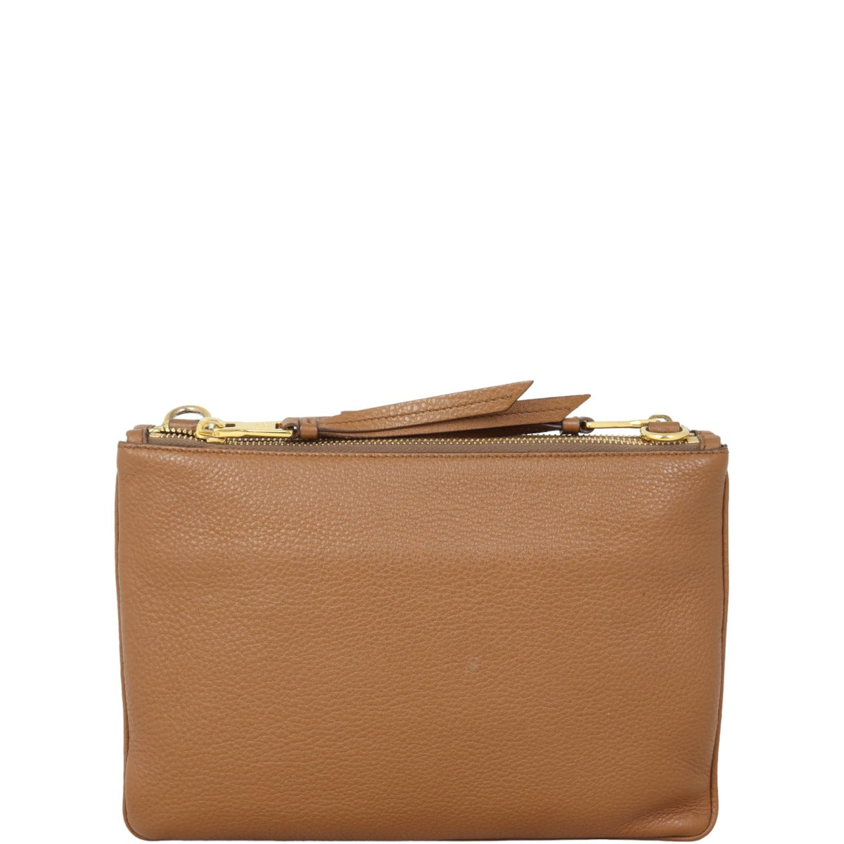 Prada Vitello Phenix Double Zip Crossbody Bag