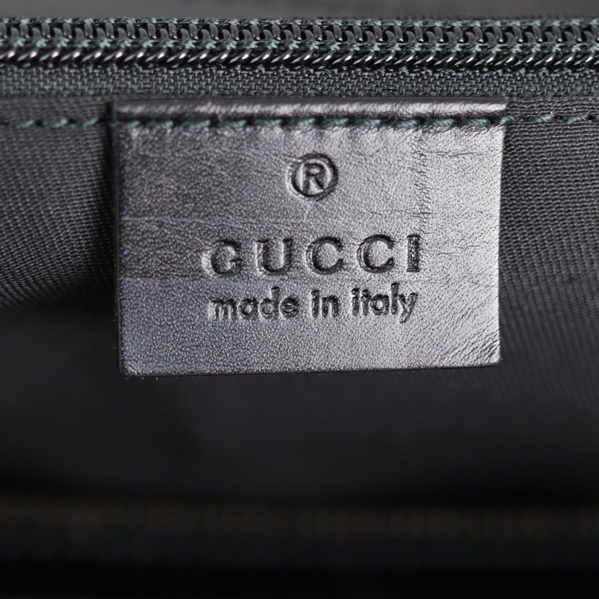 Gucci Bright Diamante Carry-On Duffle Bag (black) Stamp

