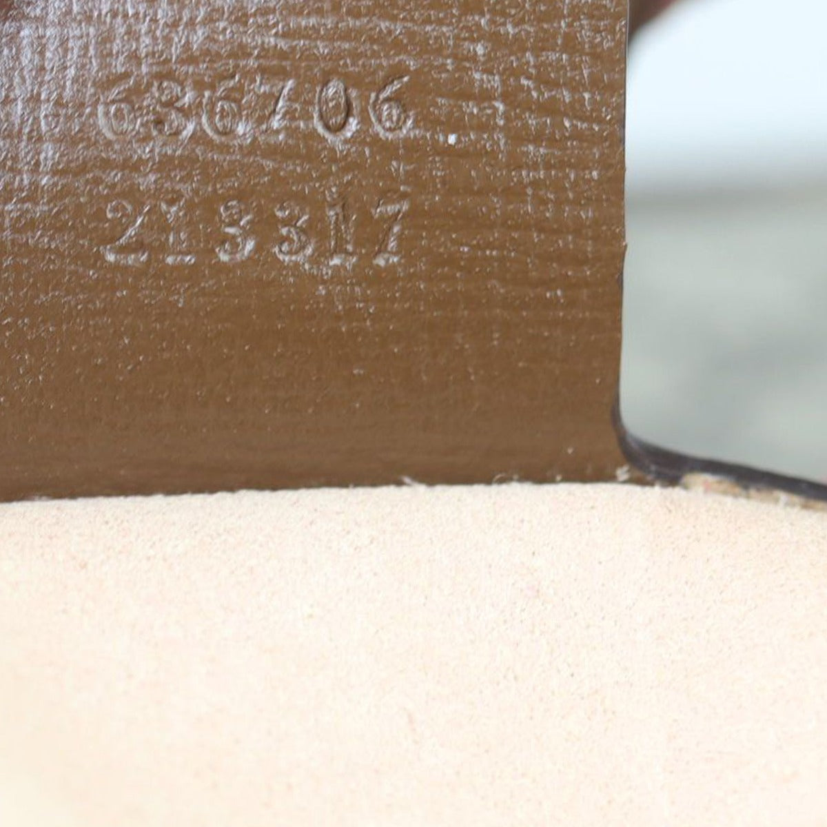 Gucci Jackie 1961 Small Hobo Date code
