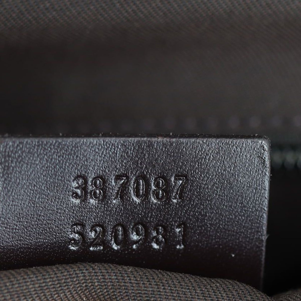 Gucci Bright Diamante Carry-On Duffle Bag (brown) Date code
