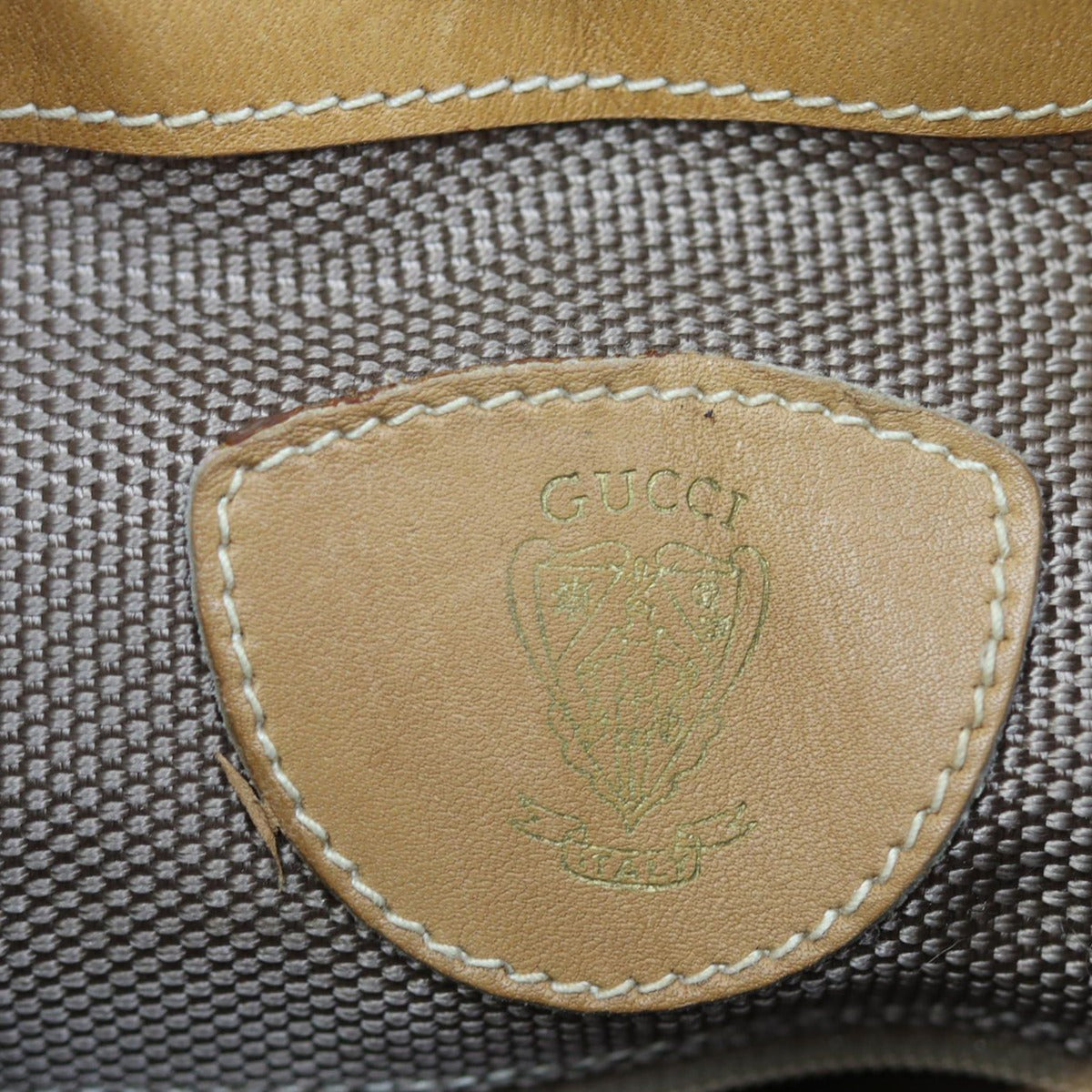 Gucci Micro GG Drawstring Bucket Bag Stamp
