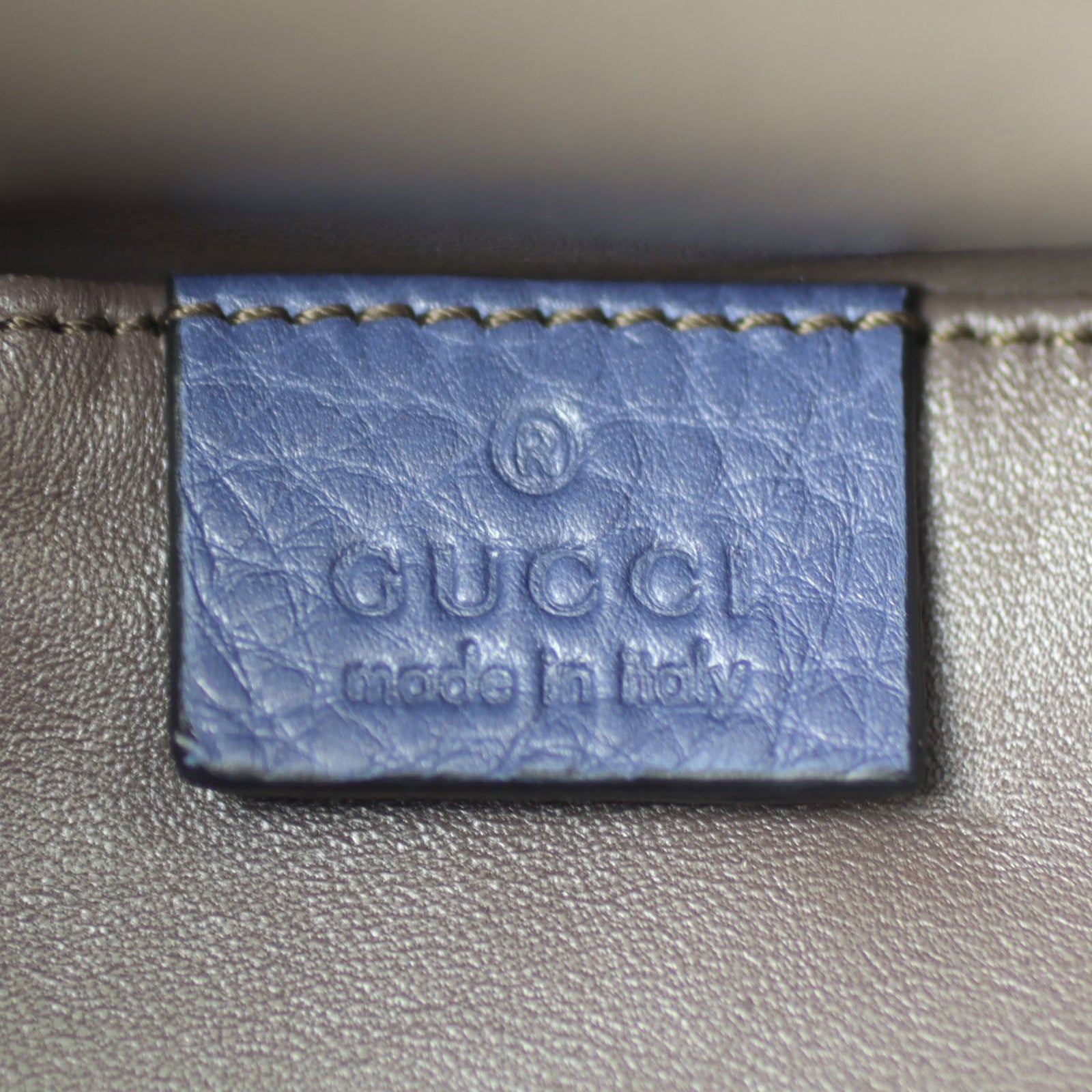 Gucci Miss Bamboo Bucket Bag Stamp