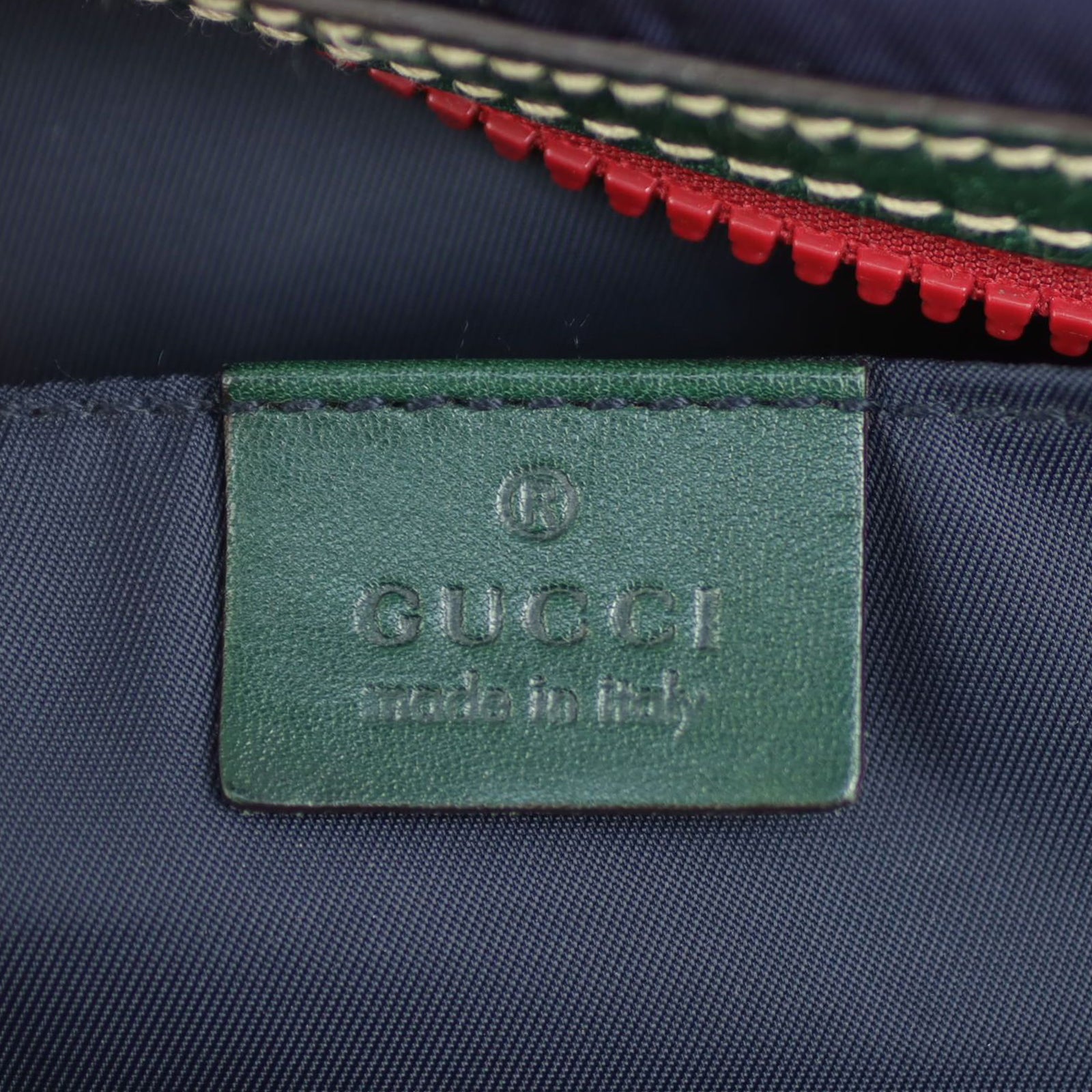 Gucci Web Duffle Bag Stamp