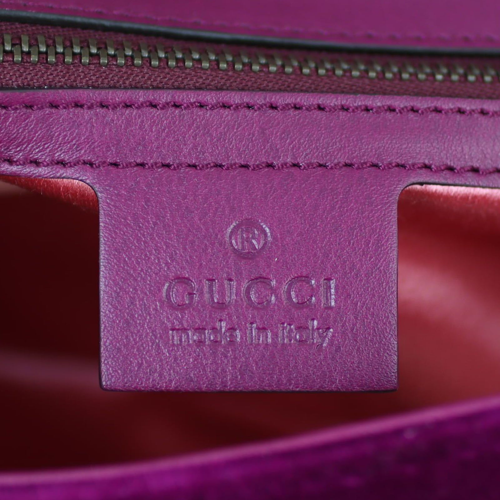 Gucci GG Marmont Velvet Small Shoulder Bag Stamp