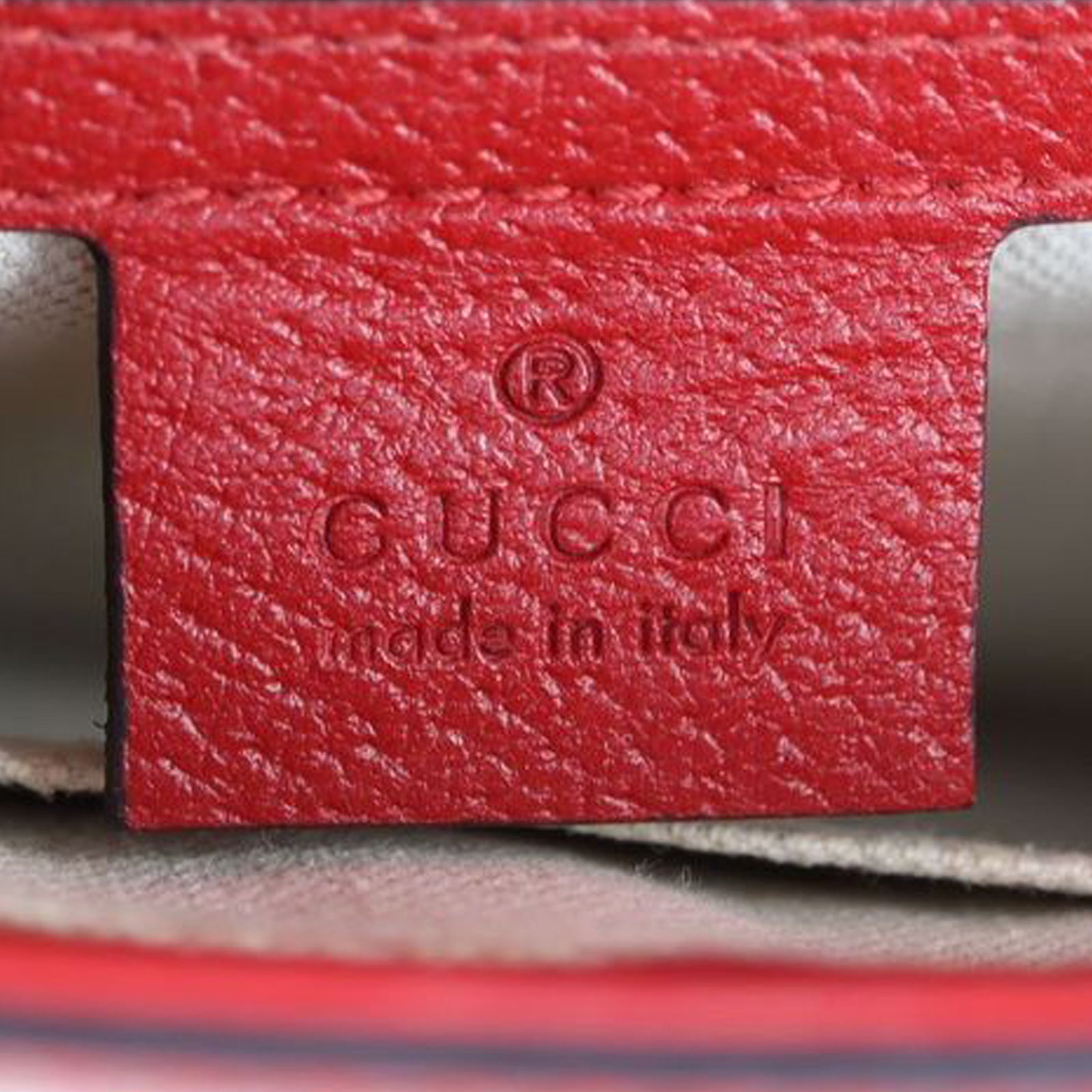 Gucci Animalier Web Leather Flap Clutch Stamp